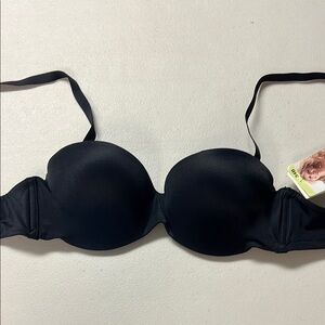 Ambrielle Black Underwire Push up Bra size 34 B